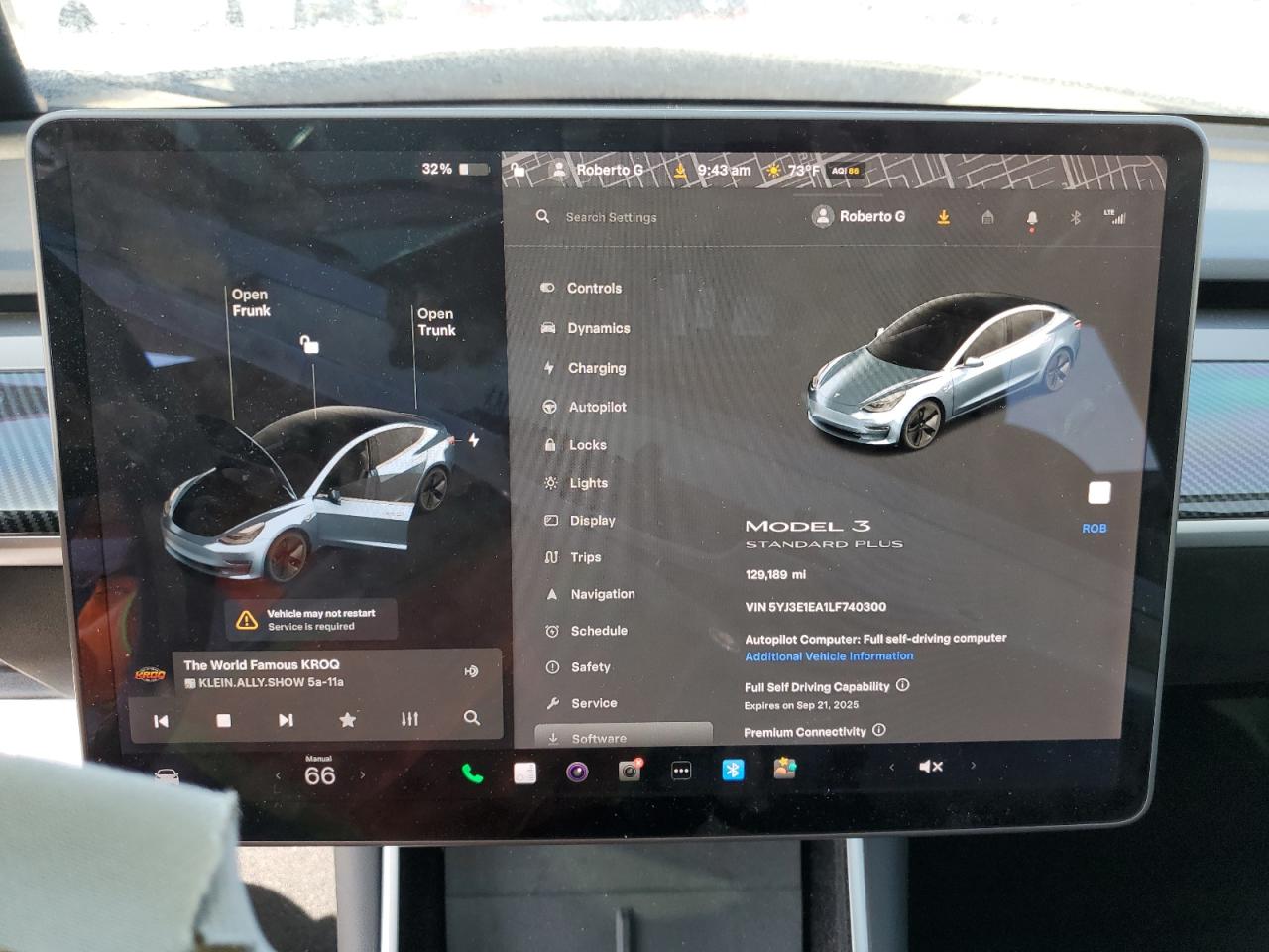 2020 Tesla Model 3 VIN: 5YJ3E1EA1LF740300 Lot: 71732105