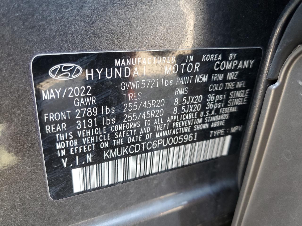 2023 Genesis Gv60 Advanced VIN: KMUKCDTC6PU005961 Lot: 71485945