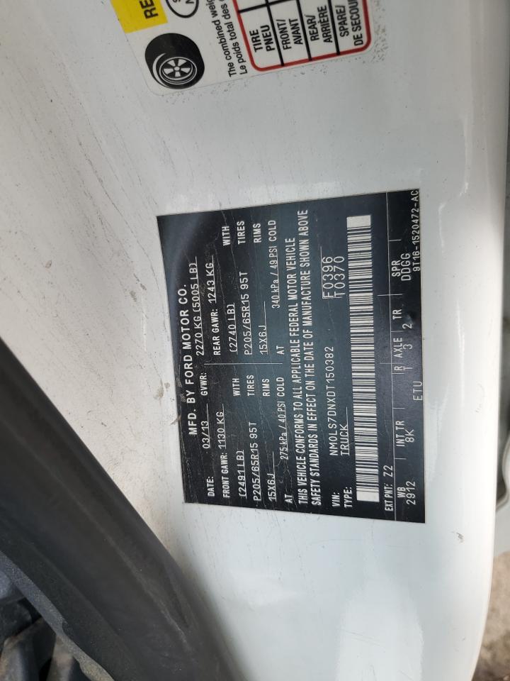 2013 Ford Transit Connect Xlt VIN: NM0LS7DNXDT150382 Lot: 84178405