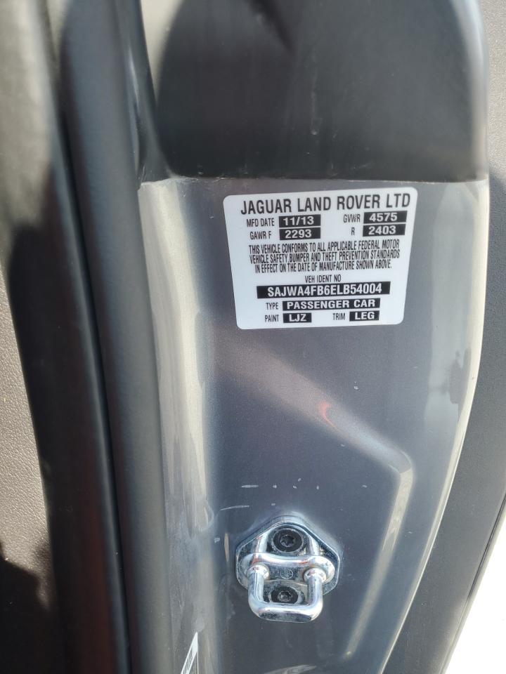 2014 Jaguar Xk VIN: SAJWA4FB6ELB54004 Lot: 83798445