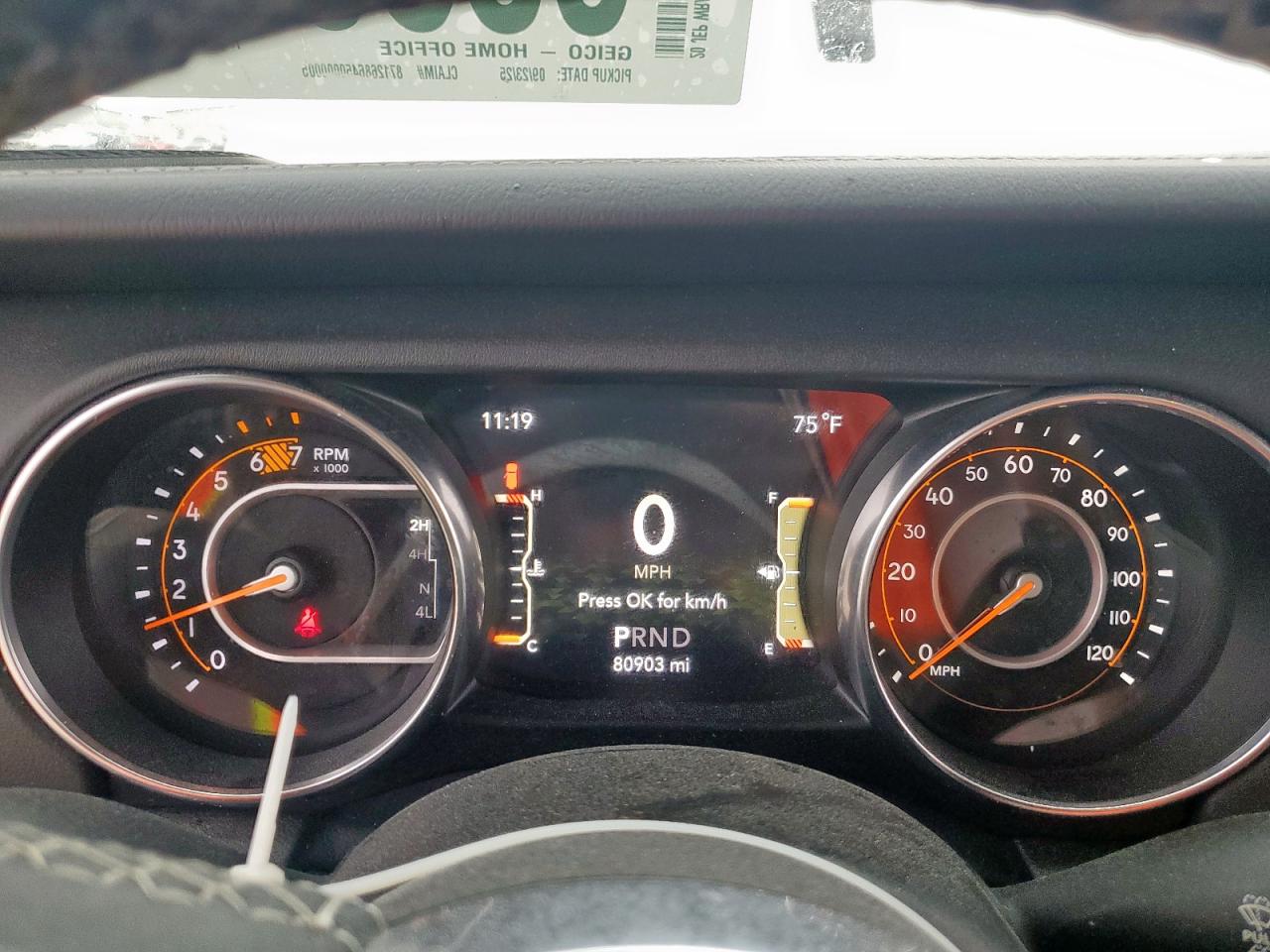 2020 Jeep Wrangler Unlimited Sahara VIN: 1C4HJXEN9LW285778 Lot: 83855245