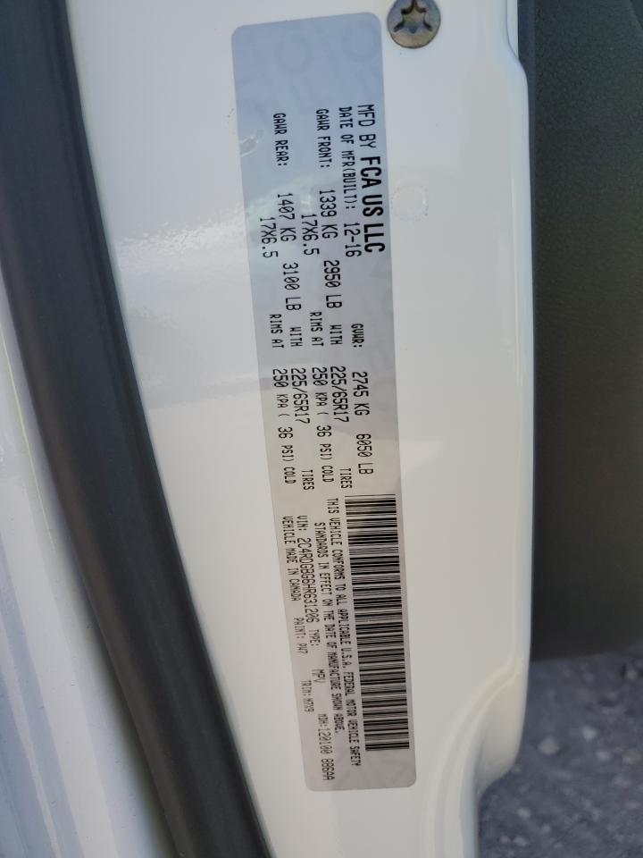 2017 Dodge Grand Caravan Se VIN: 2C4RDGBG6HR631206 Lot: 80482835