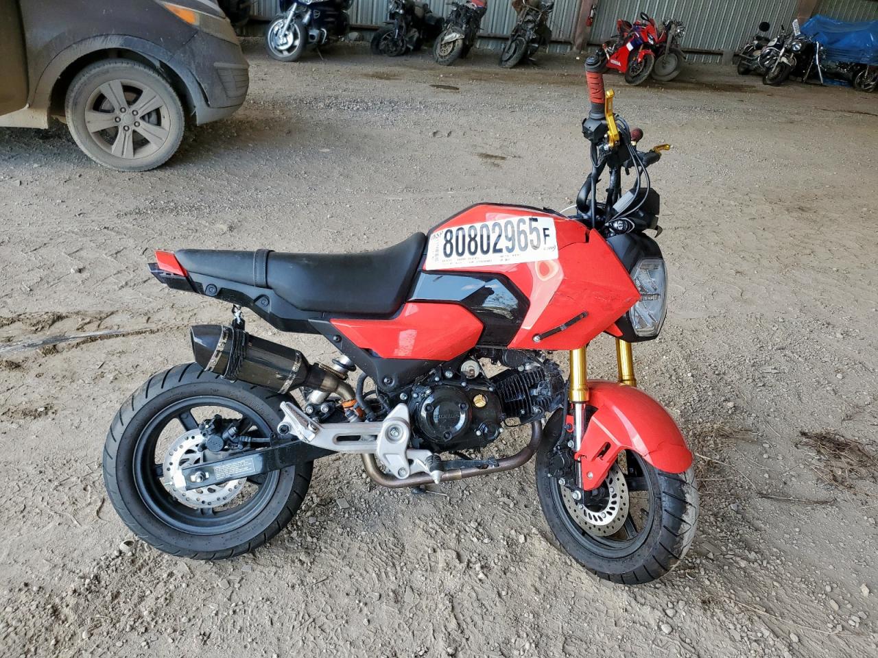 HONDA GROM 2025. Lot# 80802965. VIN MLHJC921XS5308026. Photo 1