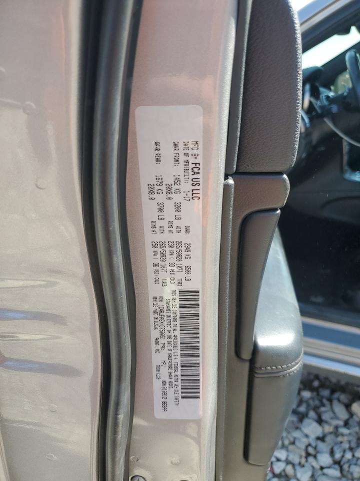 2017 Jeep Grand Cherokee Laredo VIN: 1C4RJFAGXHC750051 Lot: 80307695