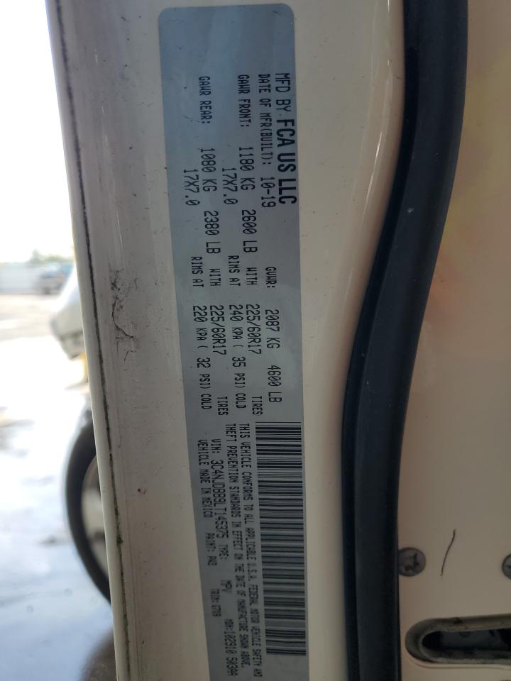 2020 Jeep Compass Latitude VIN: 3C4NJDBB9LT145375 Lot: 84241345