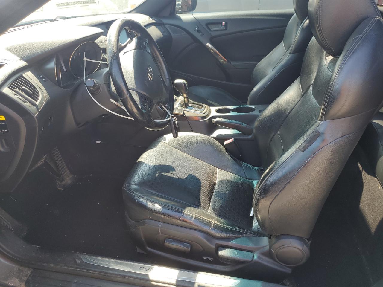 2013 Hyundai Genesis Coupe 3.8L VIN: KMHHU6KJ6DU081161 Lot: 80360235