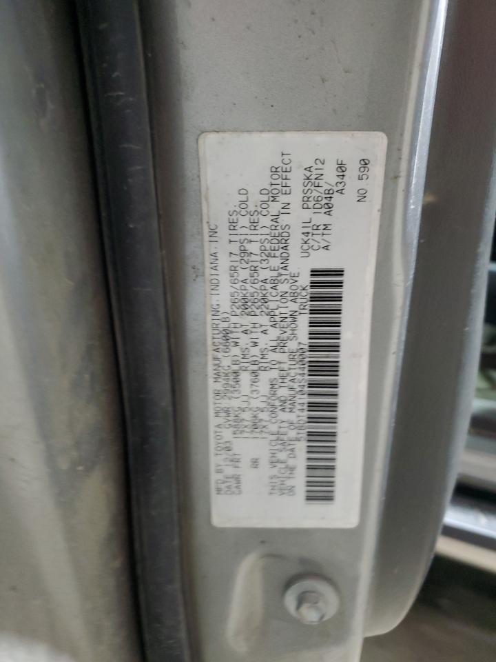 2004 Toyota Tundra Double Cab Sr5 VIN: 5TBDT44104S440007 Lot: 71228355