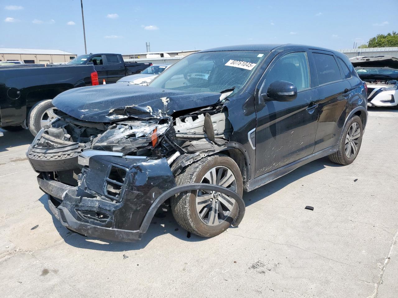 2021 Mitsubishi Outlander Sport Se black null gas JA4APVAU9MU030430 photo #1