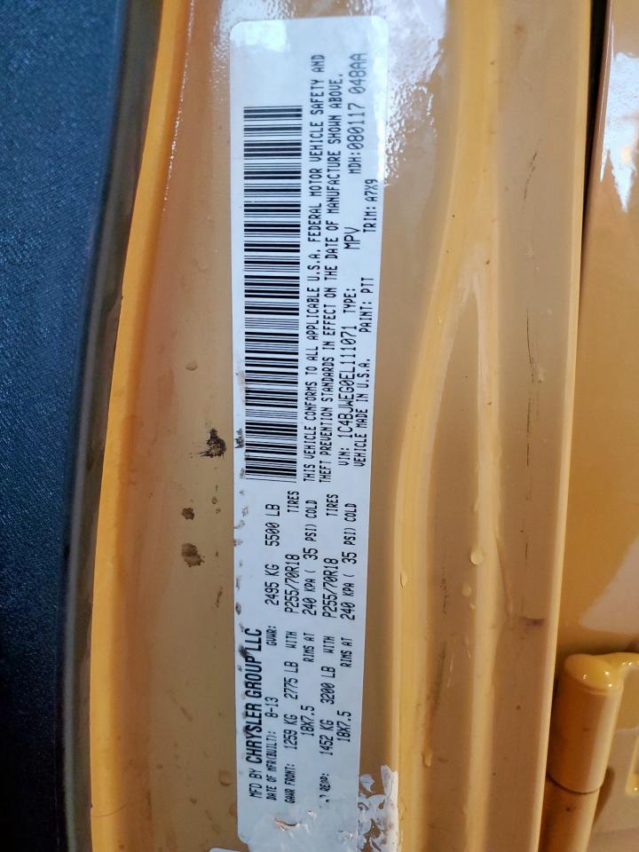 2014 Jeep Wrangler Unlimited Sahara VIN: 1C4BJWEG0EL111071 Lot: 82162295