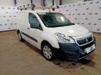 2017 PEUGEOT PARTNER PROFESSION L1 BLU 850 1.6 BLUEHDI 100 PROFESSIONAL for sale at Copart PETERLEE