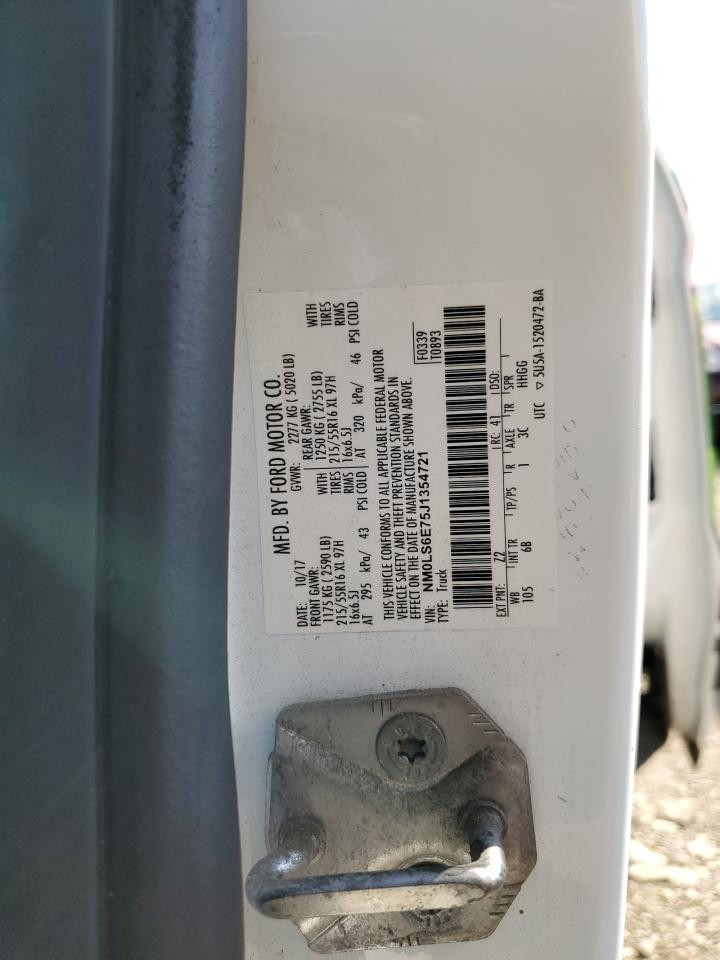 2018 Ford Transit Connect Xl VIN: NM0LS6E75J1354721 Lot: 80246005