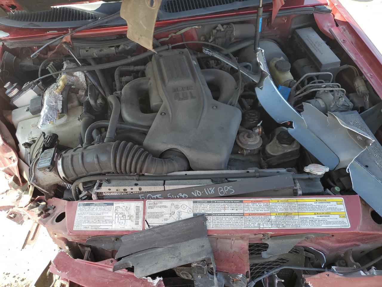 1998 Ford Explorer VIN: 1FMZU34E6WZB27385 Lot: 80451415