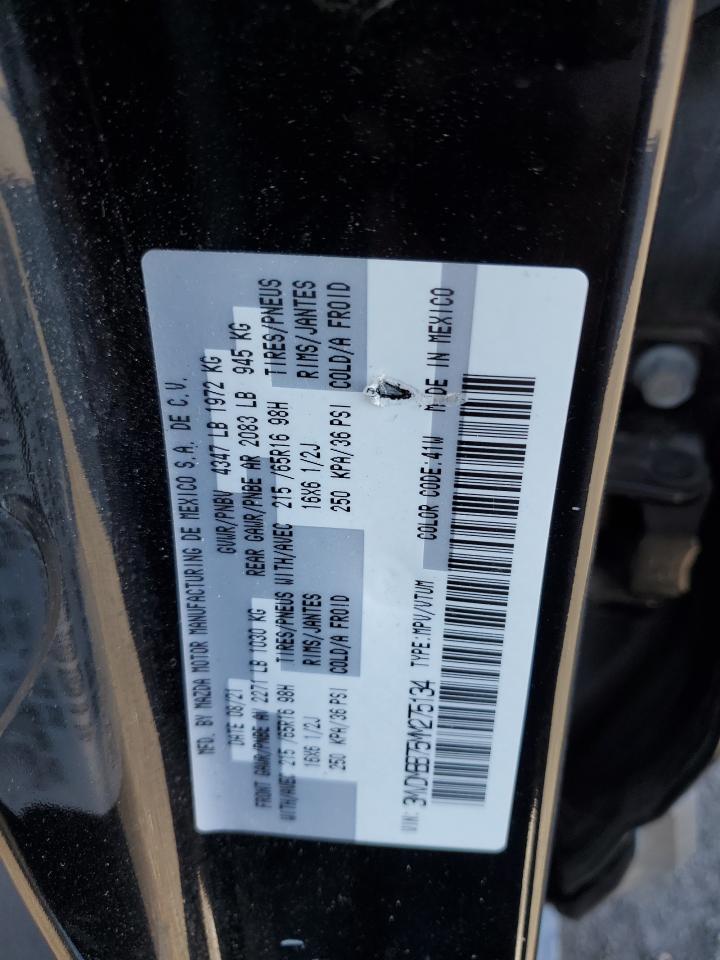 2021 Mazda Cx-30 Gx VIN: 3MVDMBB75MM275134 Lot: 70690085