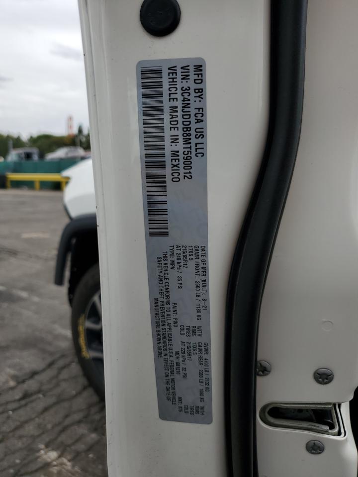 2021 Jeep Compass Trailhawk VIN: 3C4NJDDB8MT590012 Lot: 82116655