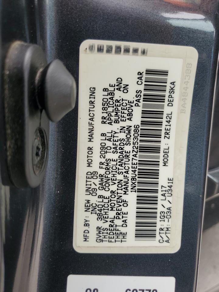 2010 Toyota Corolla Base VIN: 1NXBU4EE7AZ253086 Lot: 81830525