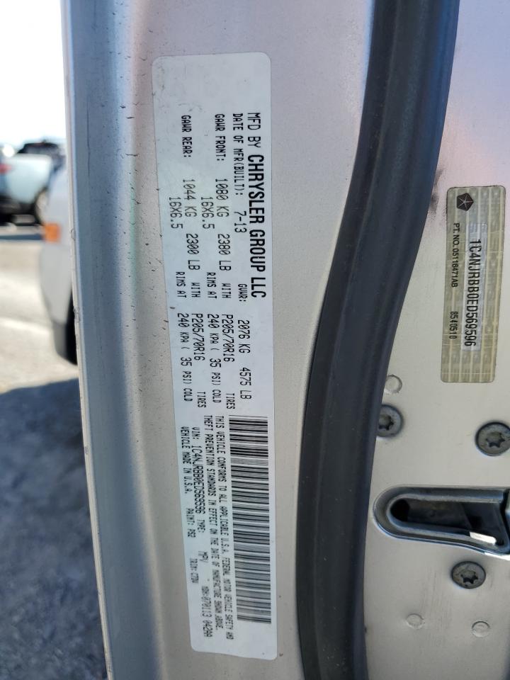 2014 Jeep Patriot Sport VIN: 1C4NJRBB0ED569596 Lot: 70948575