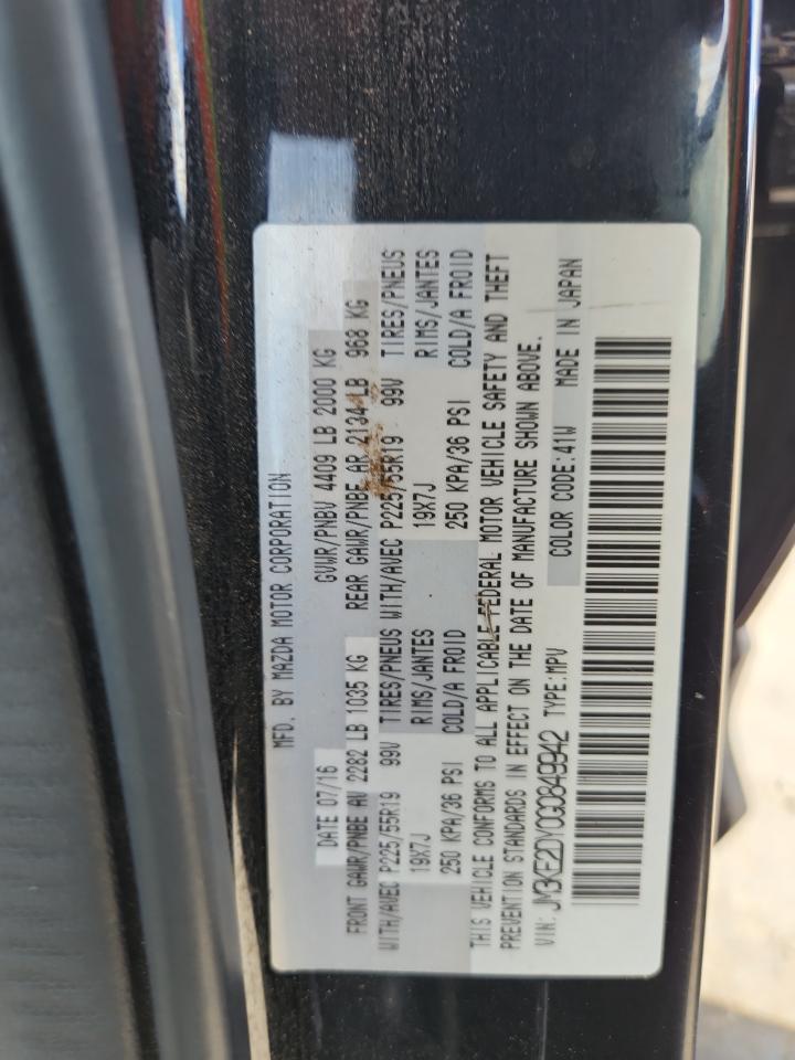 2016 Mazda Cx-5 Gt VIN: JM3KE2DY0G0849942 Lot: 81318015