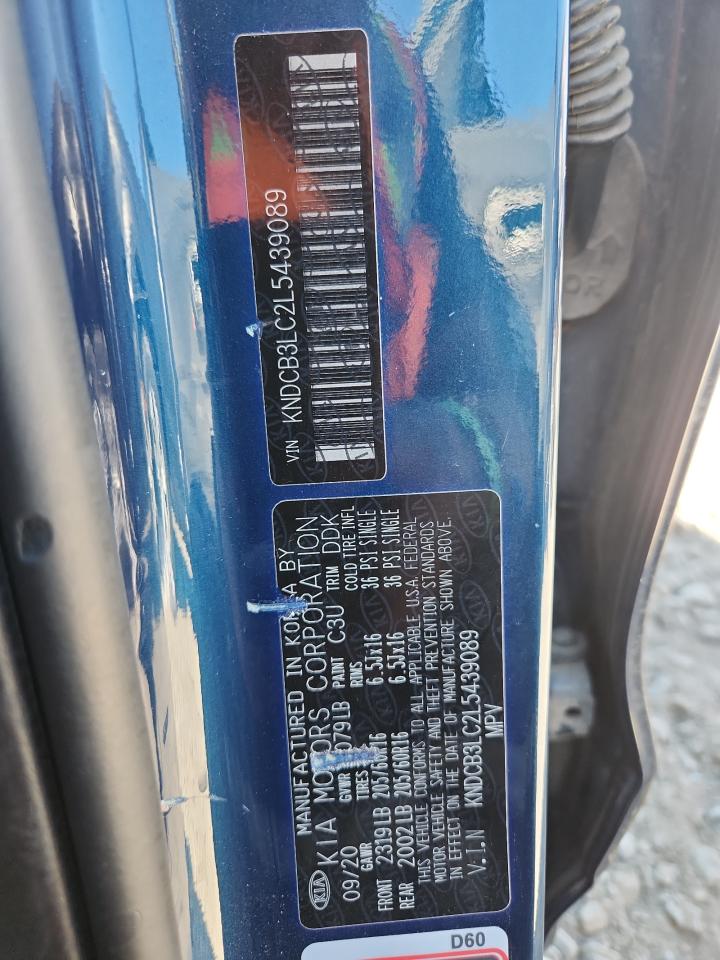 2020 Kia Niro Lx VIN: KNDCB3LC2L5439089 Lot: 86679665