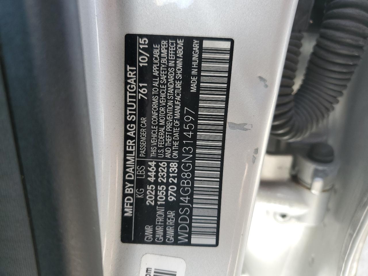 2016 Mercedes-Benz Cla 250 4Matic VIN: WDDSJ4GB8GN314597 Lot: 84248985