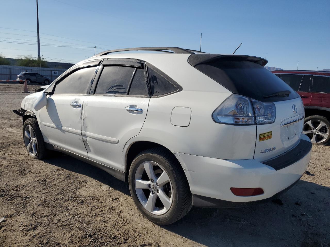 2008 Lexus Rx 350 white suv gas 2T2GK31U78C042397 photo #3
