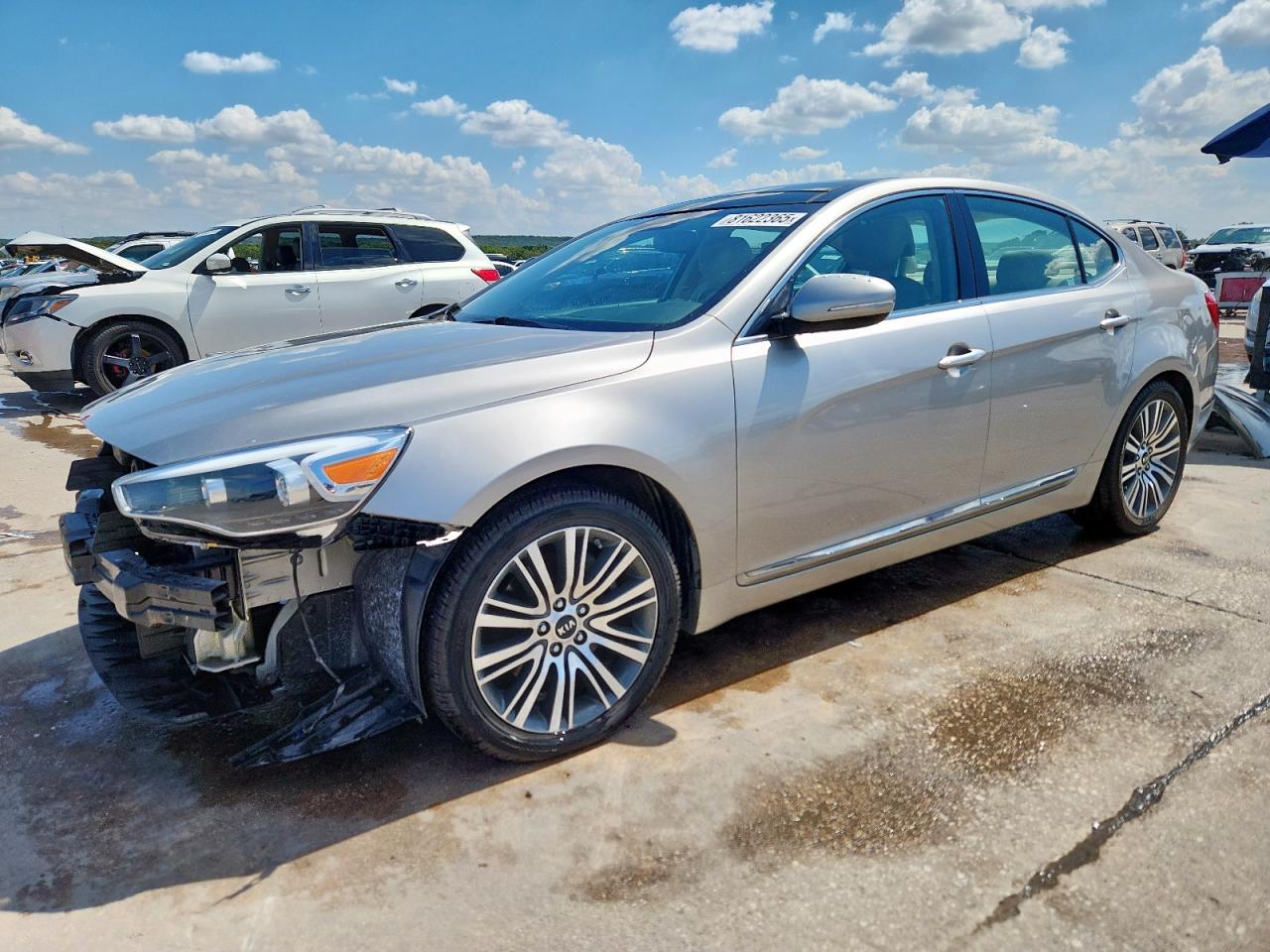 2015 Kia Cadenza Premium silver null gasoline KNALN4D76F5184673 photo #1