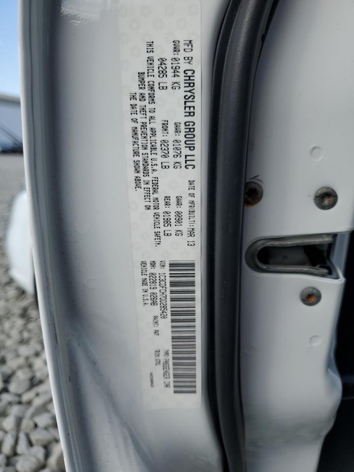 2013 Dodge Dart Limited VIN: 1C3CDFCH7DD285420 Lot: 80387655