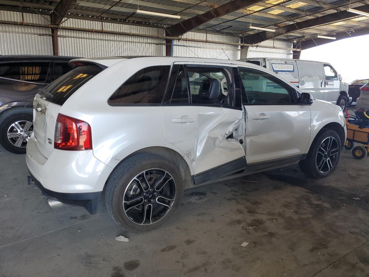 2013 Ford Edge Sel white null gasoline 2FMDK4JC6DBC46160 photo #4