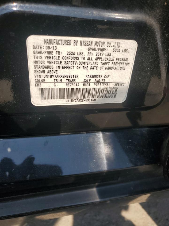 2014 Infiniti Q50 Base VIN: JN1BV7ARXEM695168 Lot: 81029685