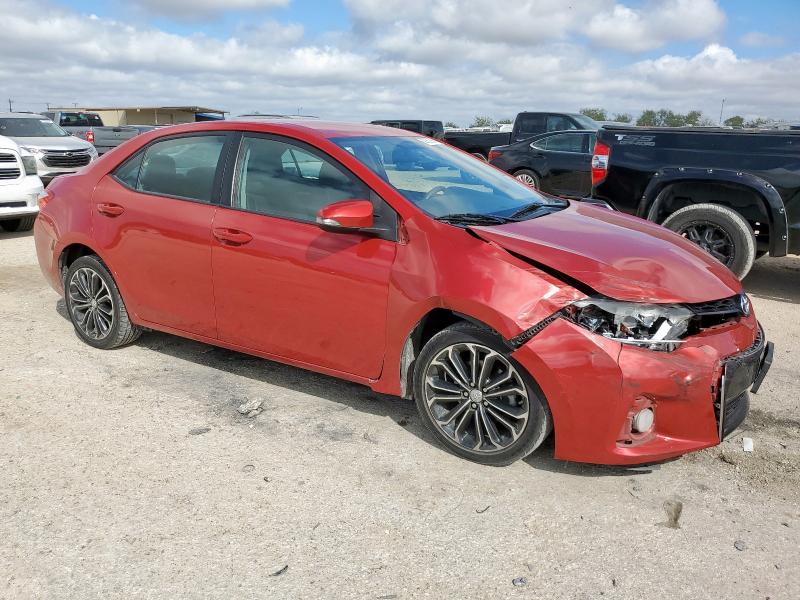  TOYOTA COROLLA 2016 Красный