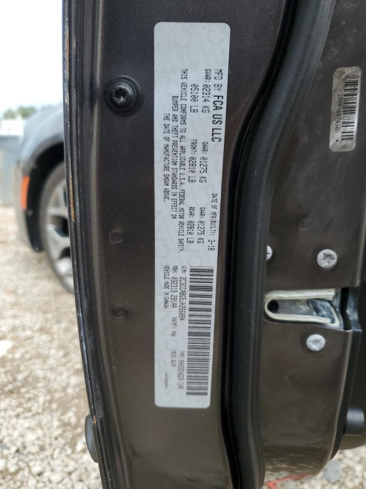 2018 Chrysler 300 S VIN: 2C3CCABG5JH266894 Lot: 82117225