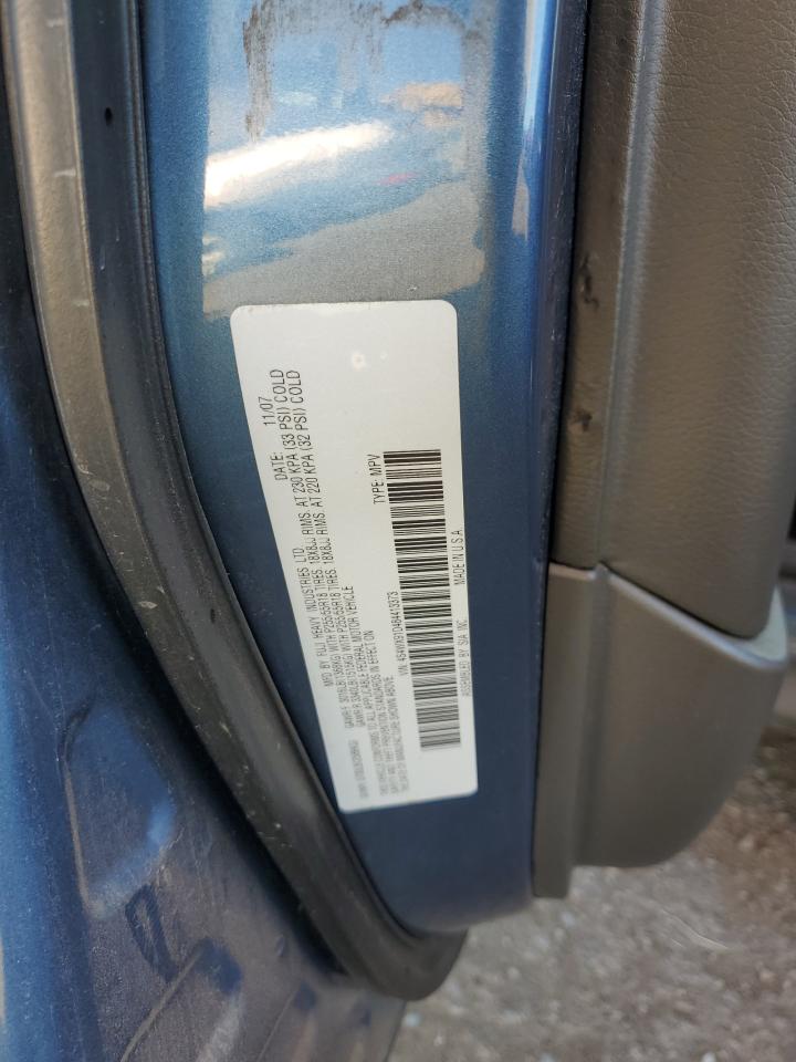 2008 Subaru Tribeca VIN: 4S4WX91D484413373 Lot: 71115765