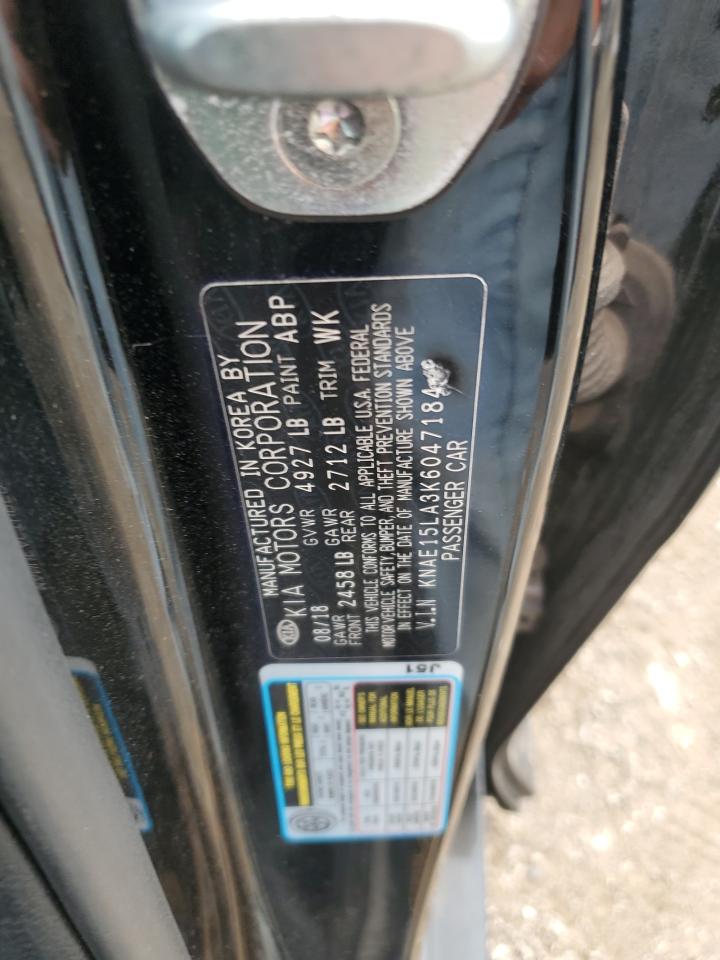 2019 Kia Stinger VIN: KNAE15LA3K6047184 Lot: 68900935