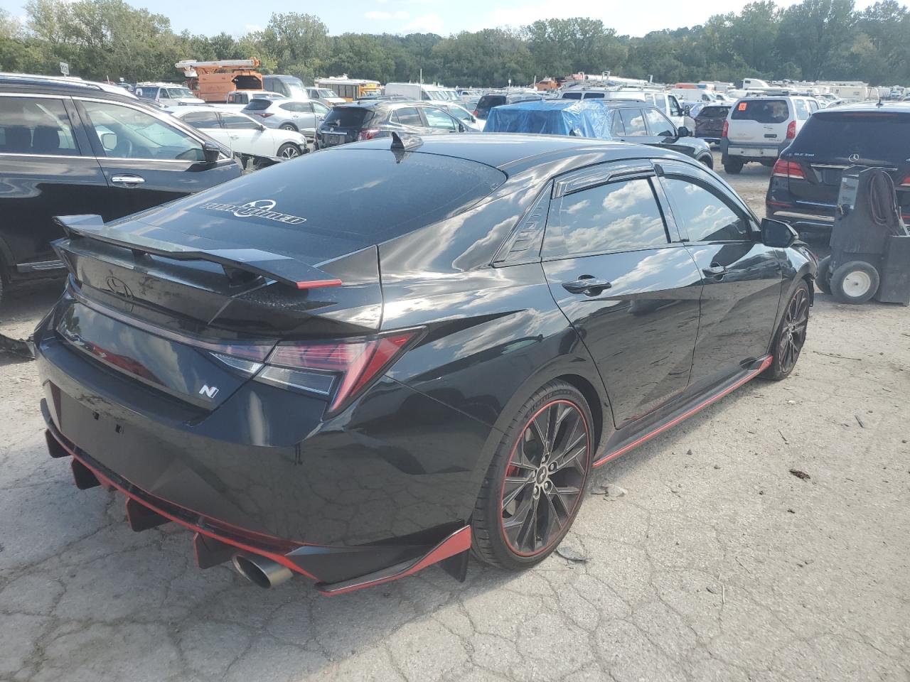 2023 Hyundai Elantra N black null gasoline KMHLW4AK4PU011214 photo #4