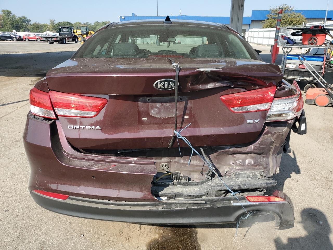 2017 Kia Optima Ex VIN: 5XXGU4L31HG161631 Lot: 81053545