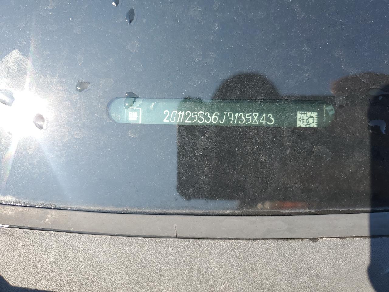 2018 Chevrolet Impala Premier VIN: 2G1125S36J9135843 Lot: 81295375