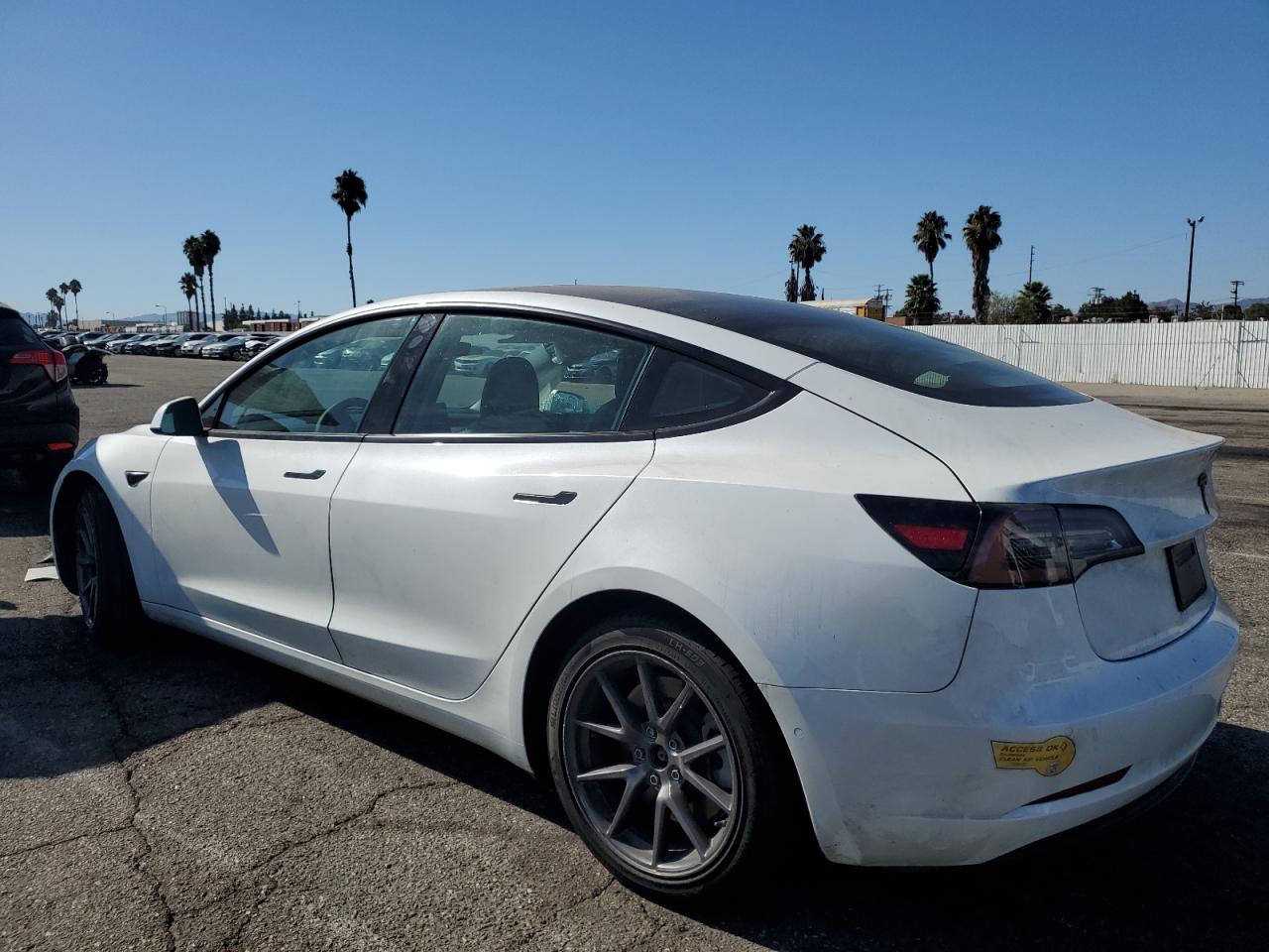 2021 Tesla Model 3 white null electric 5YJ3E1EA5MF097094 photo #3