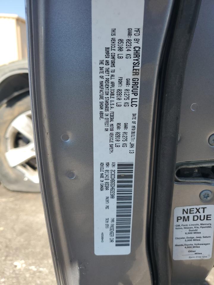 2013 Dodge Charger Se VIN: 2C3CDXBG5DH622300 Lot: 80683825