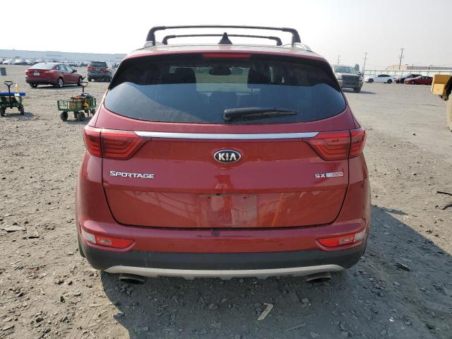  KIA SPORTAGE 2017 Красный