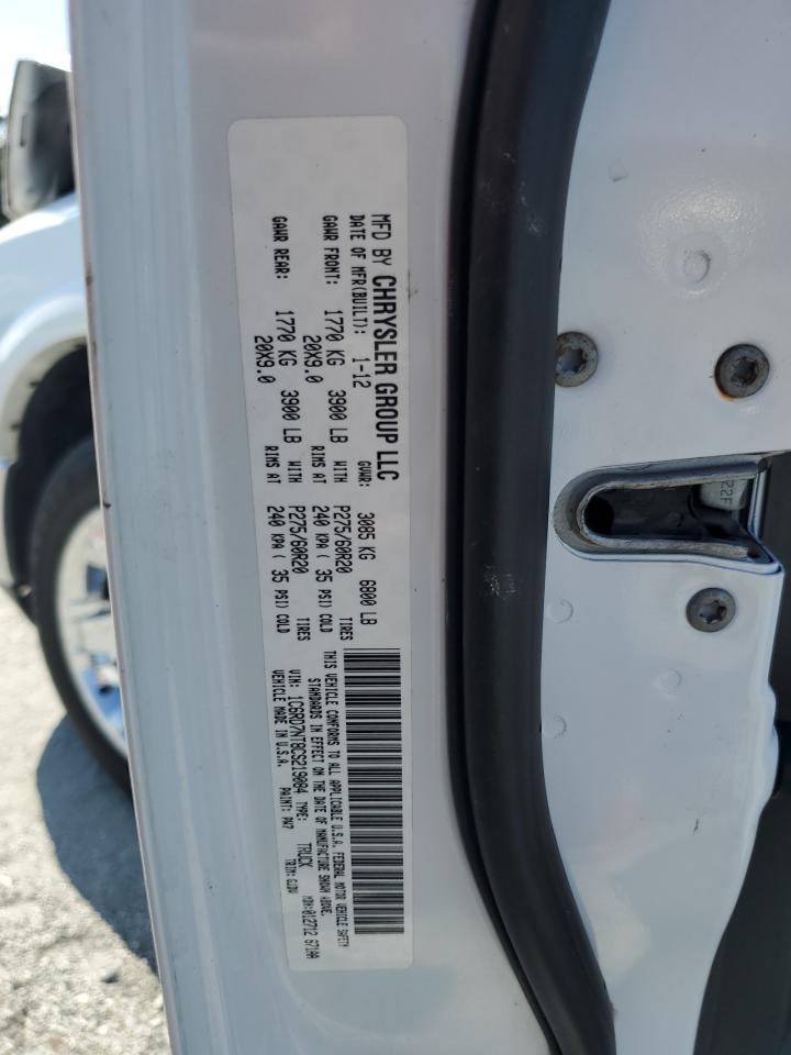 2012 Dodge Ram 1500 Laramie VIN: 1C6RD7NT8CS219084 Lot: 80788735