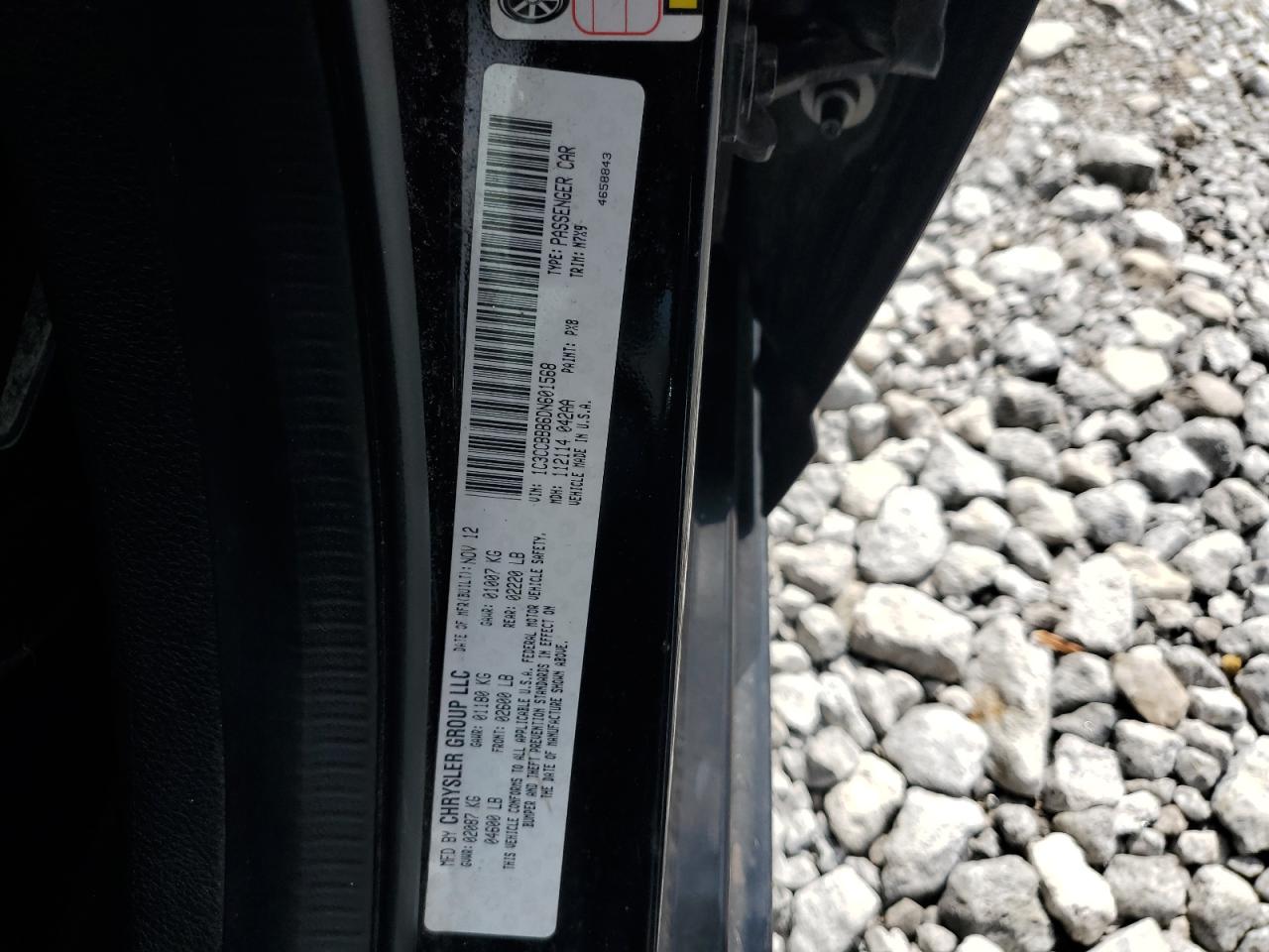 2013 Chrysler 200 Touring VIN: 1C3CCBBB6DN601568 Lot: 84255135