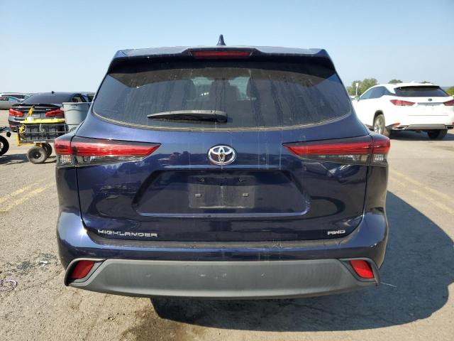  TOYOTA HIGHLANDER 2021 Синий