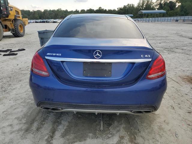  MERCEDES-BENZ C-CLASS 2017 Синий