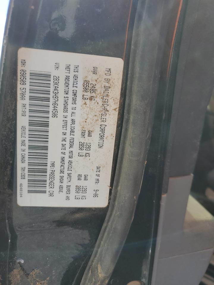 2007 Dodge Charger Se VIN: 2B3KA43H97H644506 Lot: 62838605