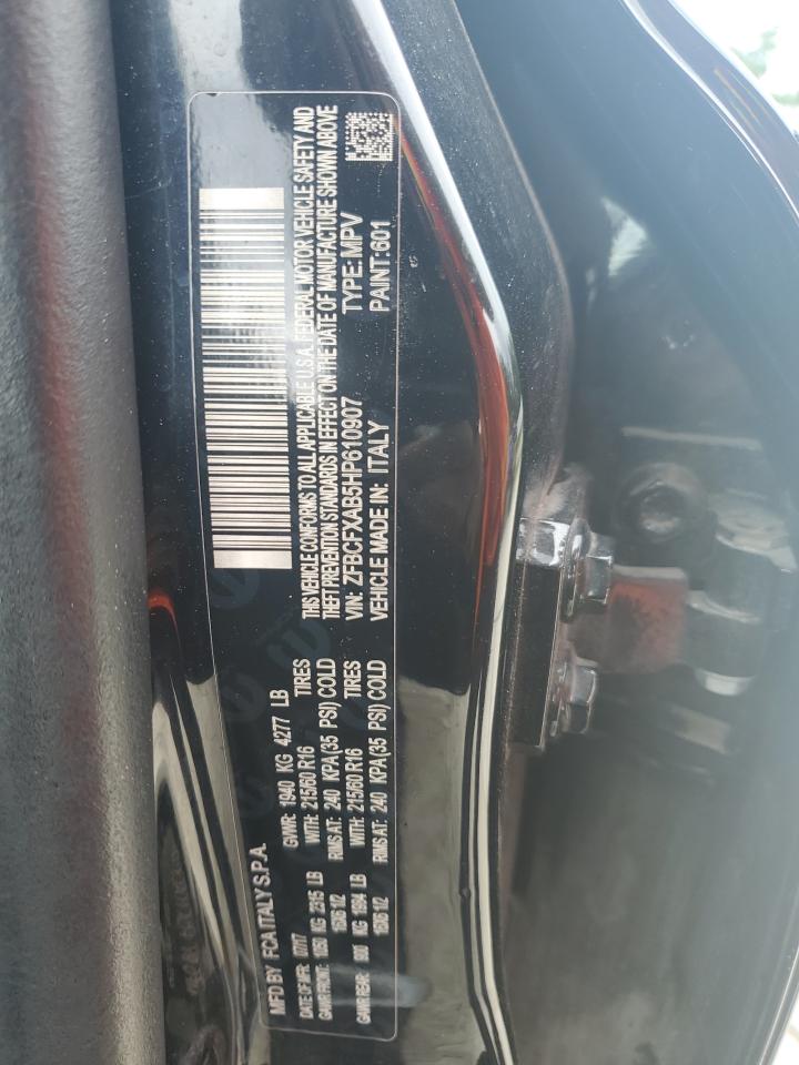 2017 Fiat 500X Pop VIN: ZFBCFXAB5HP610907 Lot: 84570465