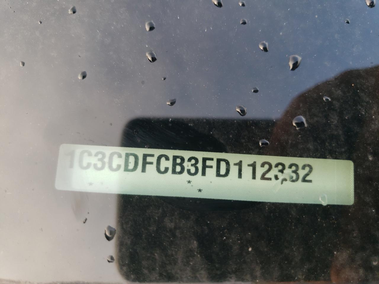 2015 Dodge Dart Limited VIN: 1C3CDFCB3FD112332 Lot: 81555455