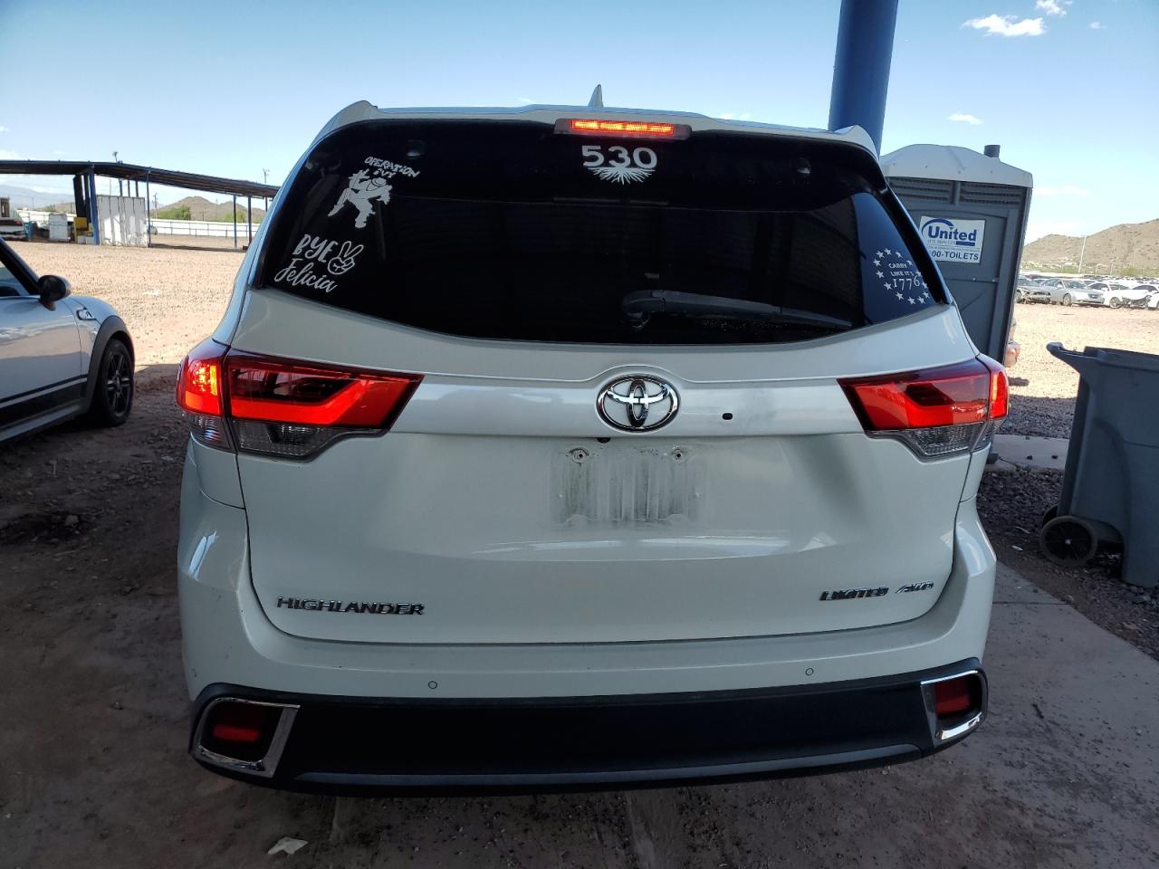 2017 Toyota Highlander Limited VIN: 5TDDZRFH0HS360998 Lot: 80122775