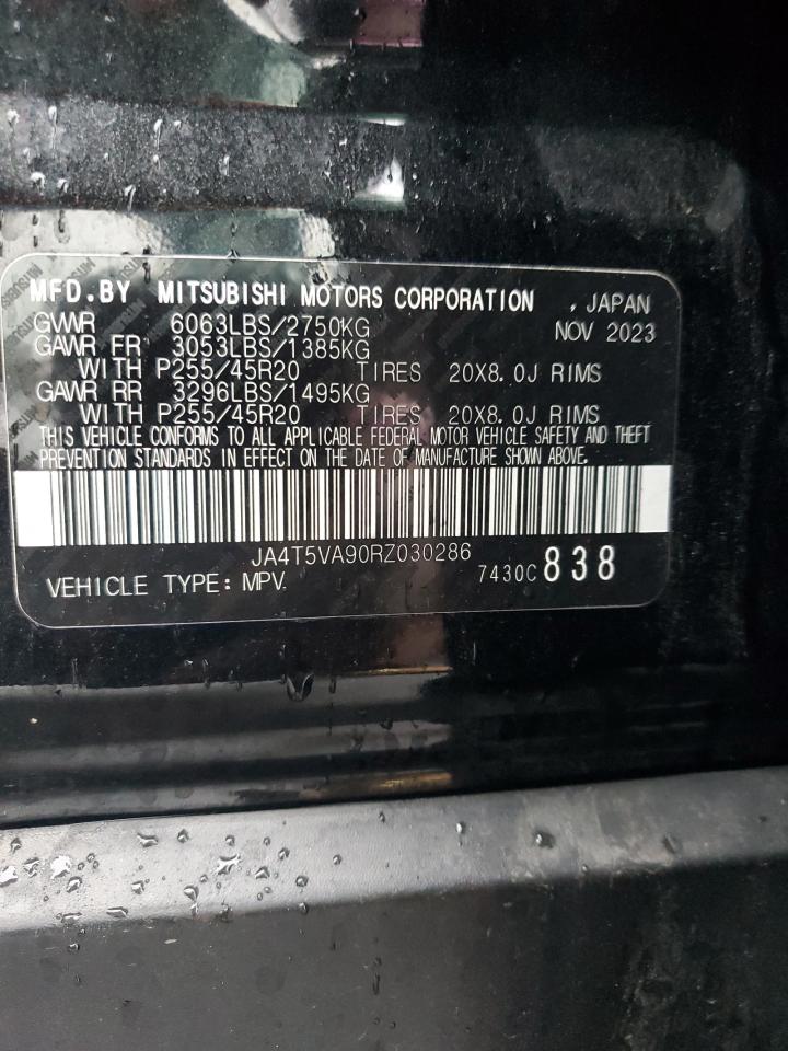 2024 Mitsubishi Outlander Se VIN: JA4T5VA90RZ030286 Lot: 85748695