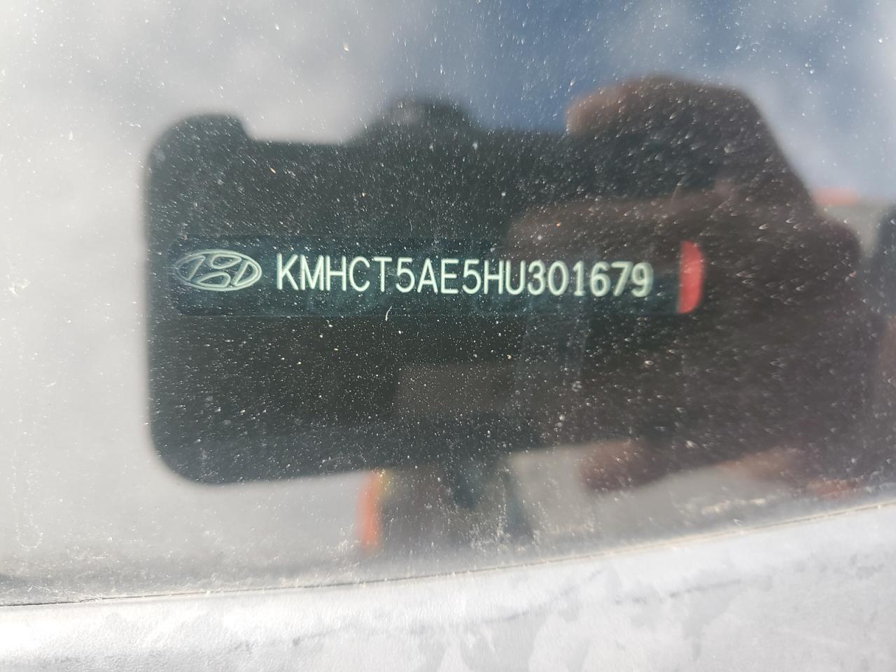 2017 Hyundai Accent Se VIN: KMHCT5AE5HU301679 Lot: 72032425