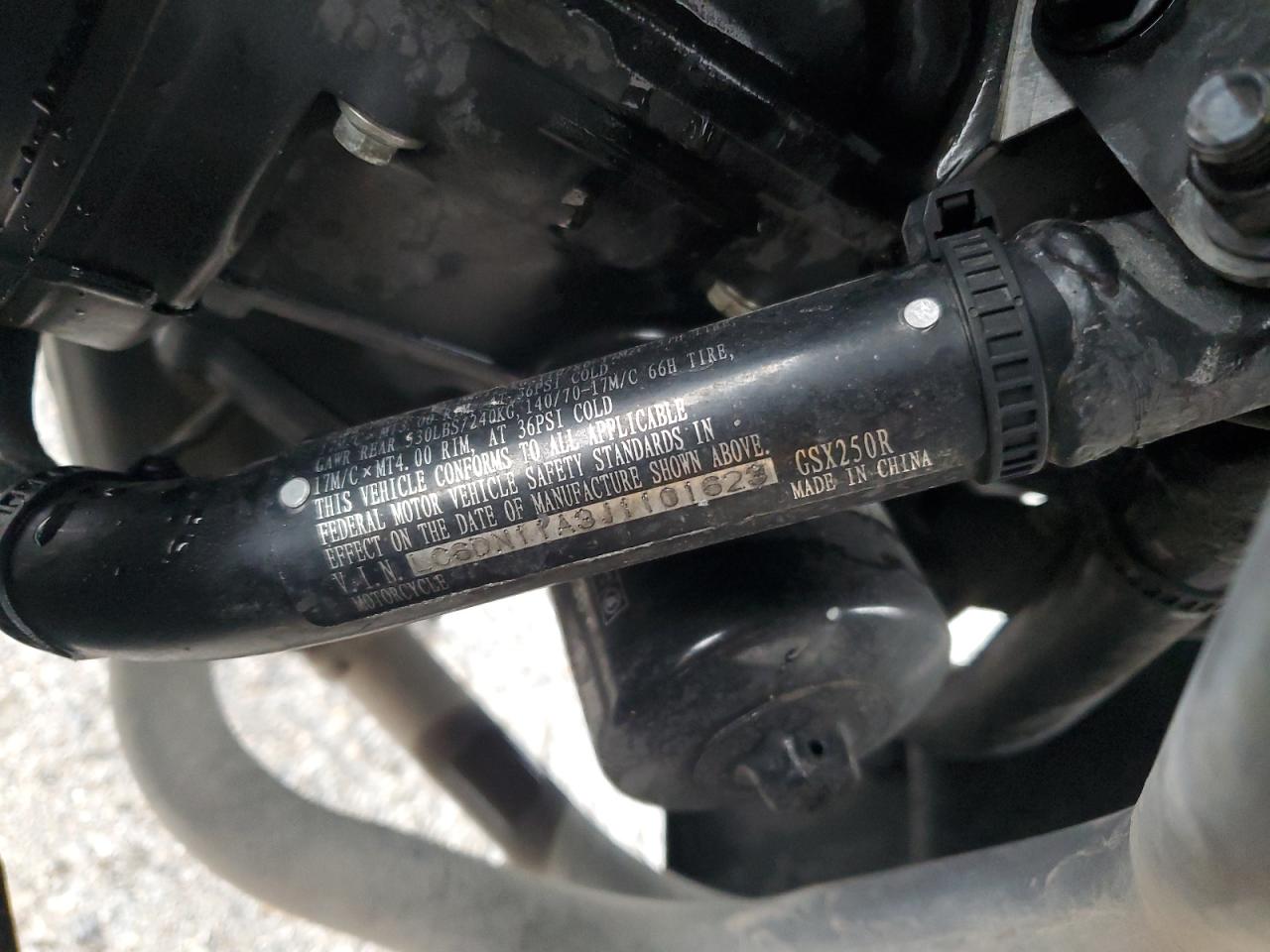 2018 Suzuki Gsx250R VIN: LC6DN11A3J1101623 Lot: 80691675