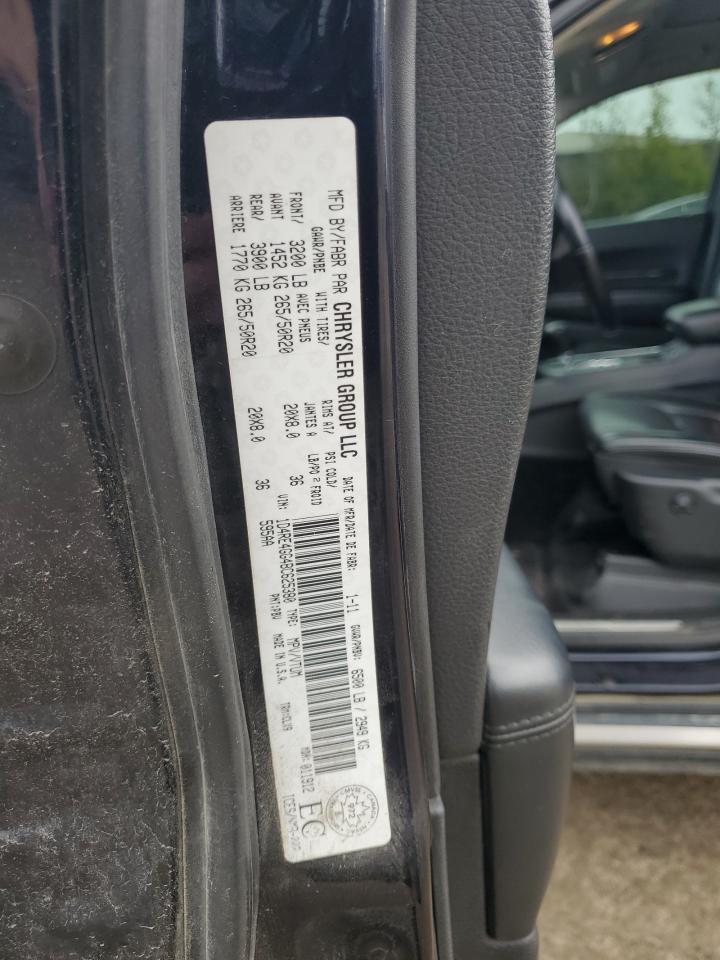 2011 Dodge Durango Crew VIN: 1D4RE4GG4BC625380 Lot: 81316485